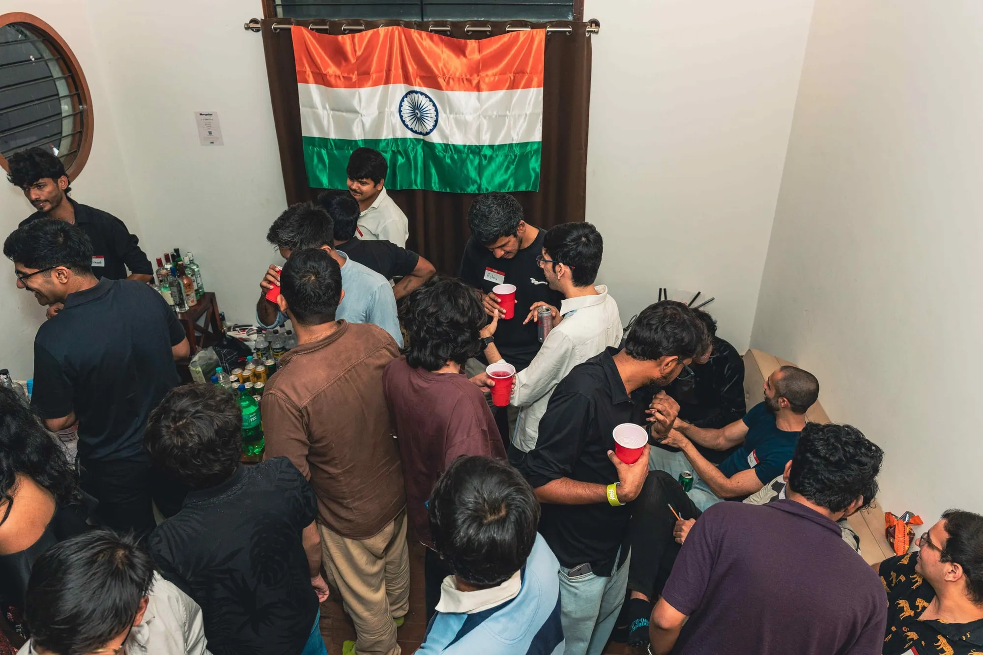 The flag room